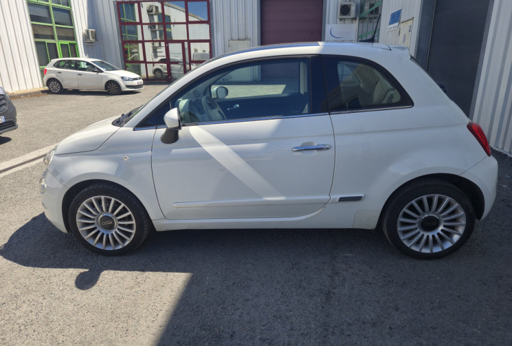 FIAT 500 1.2 8v 69ch Lounge * carplay * distribution neuve * toit panoramique * première main *     