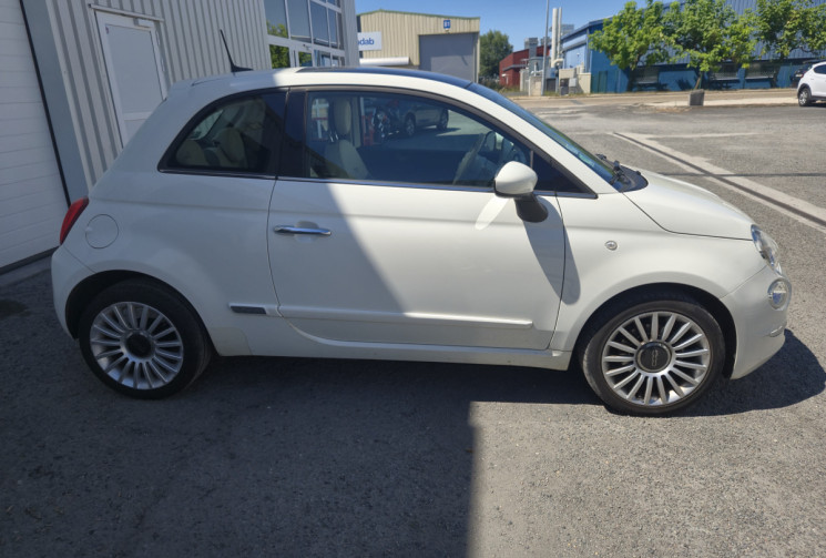 FIAT 500 1.2 8v 69ch Lounge * carplay * distribution neuve * toit panoramique * première main *     