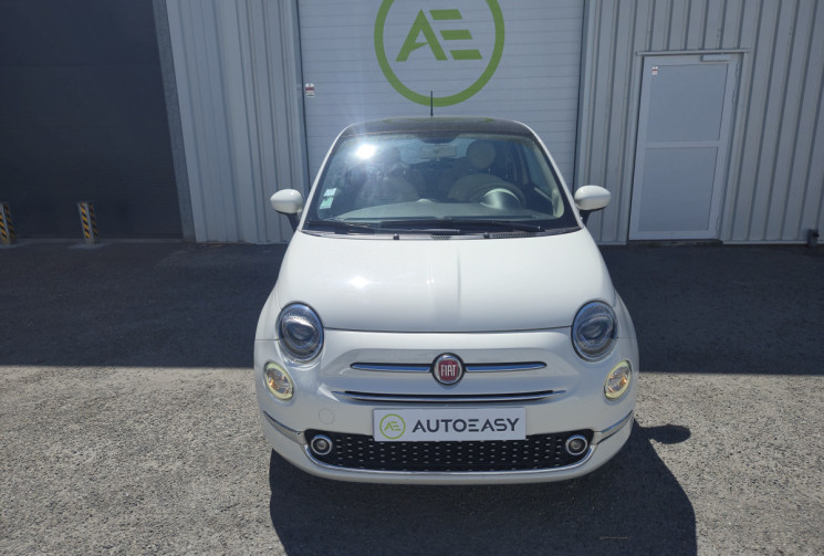 FIAT 500 1.2 8v 69ch Lounge * carplay * distribution neuve * toit panoramique * première main *     