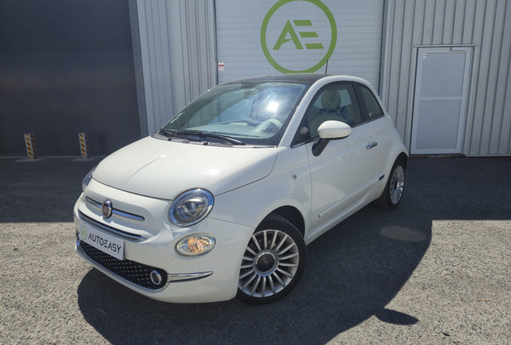 FIAT 500 1.2 8v 69ch Lounge * carplay * distribution neuve * toit panoramique * première main *     