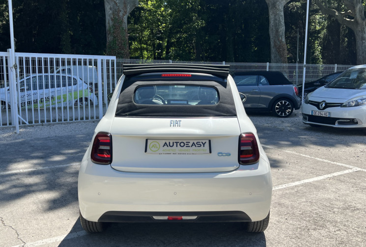 FIAT 500C e 118 Icône 42 kWh / GPS / Carplay / Radars AR / 2 Cables / Suivi Fiat