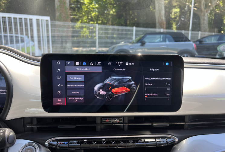 FIAT 500C e 118 Icône 42 kWh / GPS / Carplay / Radars AR / 2 Cables / Suivi Fiat