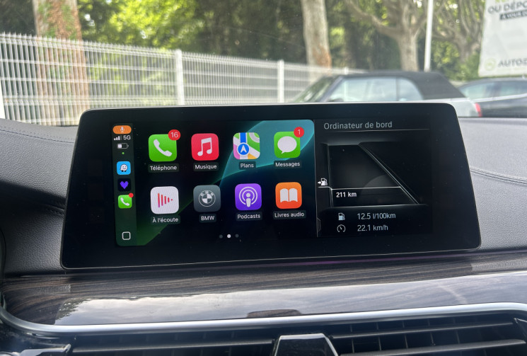 BMW Série 5 (G30) 530d xDrive 3.0 d Steptronic8 265 Luxury Toit ouvrant / Carplay / Entretien BMW