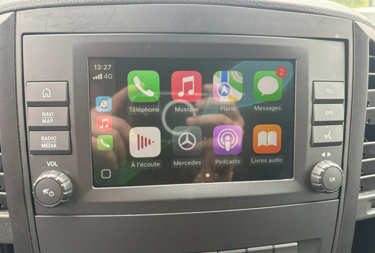 Mercedes Vito EXTRA LONG 116 1.9 CDI 16V 9G-TRONIC 163 cv * carplay * siege chauffant conducteur*