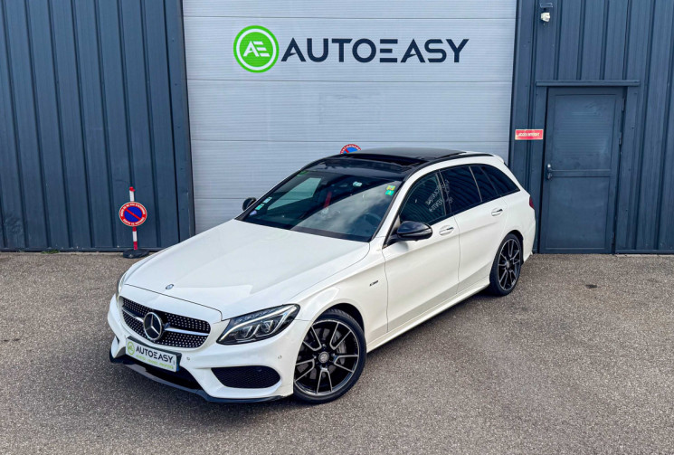Mercedes CLASSE C BREAK 43 AMG 450 3.0 V6 4M 7G-TRO 367cv BVA Carbone 360° Attelage Head Display Bur