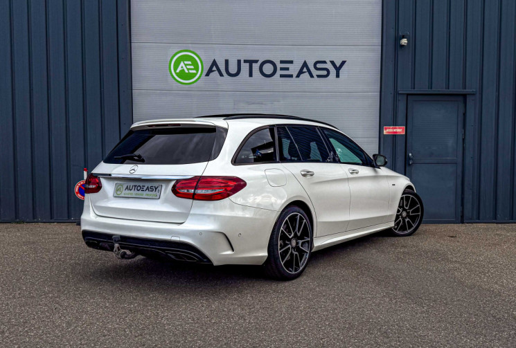 Mercedes CLASSE C BREAK 43 AMG 450 3.0 V6 4M 7G-TRO 367cv BVA Carbone 360° Attelage Head Display Bur