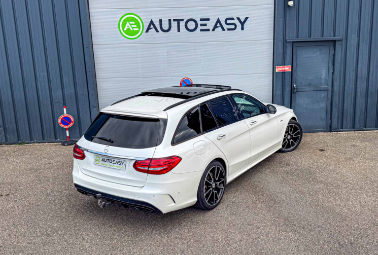 Mercedes CLASSE C BREAK 43 AMG 450 3.0 V6 4M 7G-TRO 367cv BVA Carbone 360° Attelage Head Display Bur