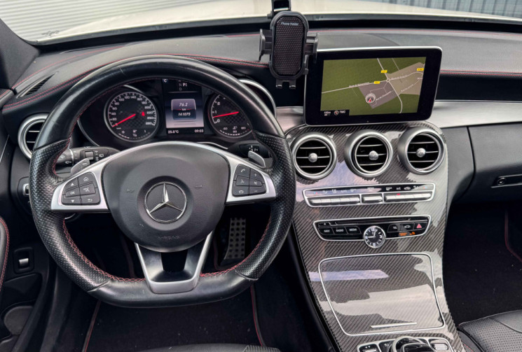 Mercedes CLASSE C BREAK 43 AMG 450 3.0 V6 4M 7G-TRO 367cv BVA Carbone 360° Attelage Head Display Bur