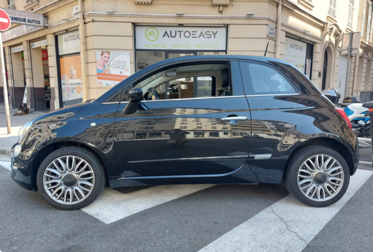 FIAT 500 1.2 MPI 69 CH LOUNGE  TOIT PANO 63000 KMS