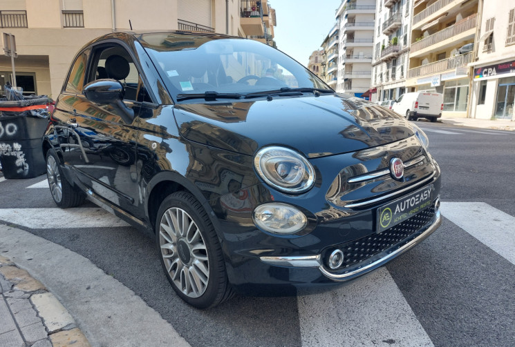 FIAT 500 1.2 MPI 69 CH LOUNGE  TOIT PANO 63000 KMS