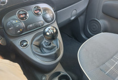 FIAT 500 1.2 MPI 69 CH LOUNGE  TOIT PANO 63000 KMS