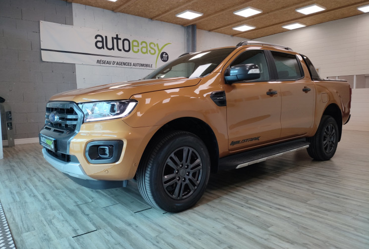 Ford Ranger 2.0 TDCI 213CH DOUBLE CABINE WILDTRAK BVA10 couvre benne électrique 