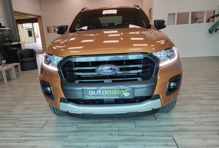 Ford Ranger 2.0 TDCI 213CH DOUBLE CABINE WILDTRAK BVA10 couvre benne électrique 