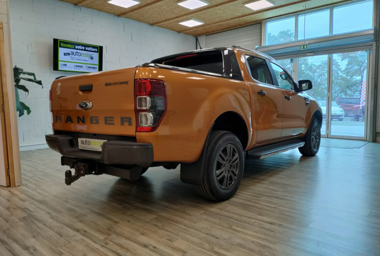 Ford Ranger 2.0 TDCI 213CH DOUBLE CABINE WILDTRAK BVA10 couvre benne électrique 