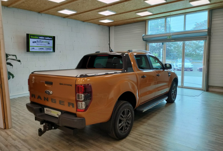 Ford Ranger 2.0 TDCI 213CH DOUBLE CABINE WILDTRAK BVA10 couvre benne électrique 