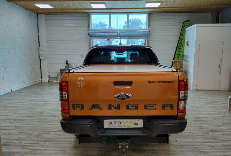 Ford Ranger 2.0 TDCI 213CH DOUBLE CABINE WILDTRAK BVA10 couvre benne électrique 