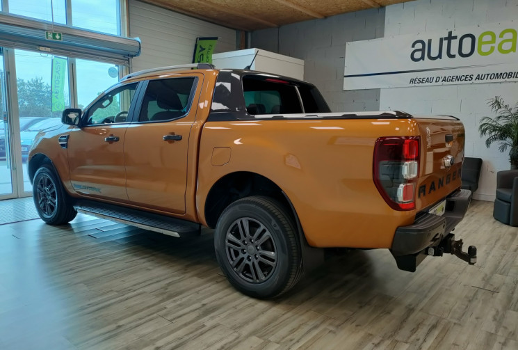 Ford Ranger 2.0 TDCI 213CH DOUBLE CABINE WILDTRAK BVA10 couvre benne électrique 