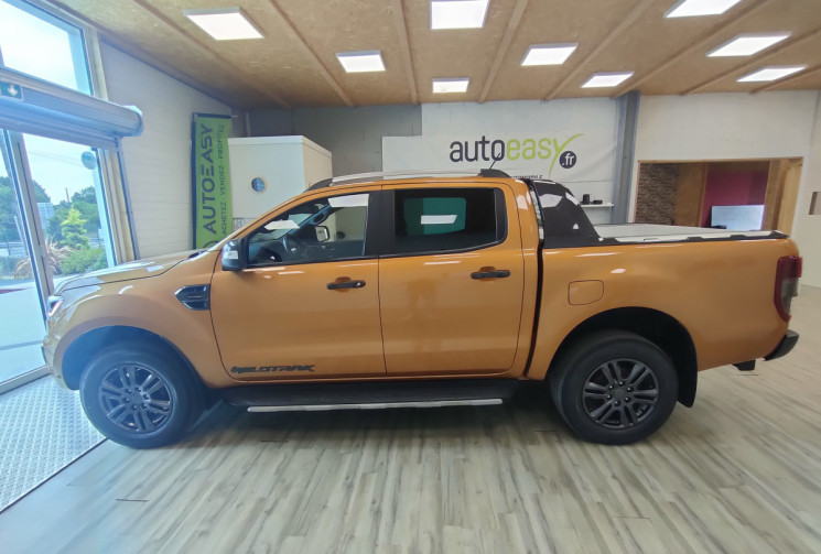 Ford Ranger 2.0 TDCI 213CH DOUBLE CABINE WILDTRAK BVA10 couvre benne électrique 
