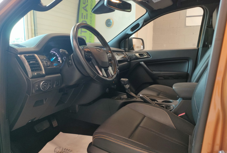 Ford Ranger 2.0 TDCI 213CH DOUBLE CABINE WILDTRAK BVA10 couvre benne électrique 