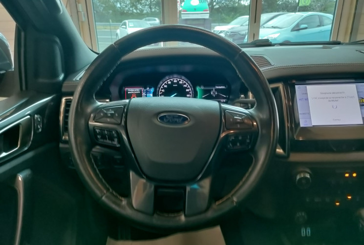 Ford Ranger 2.0 TDCI 213CH DOUBLE CABINE WILDTRAK BVA10 couvre benne électrique 