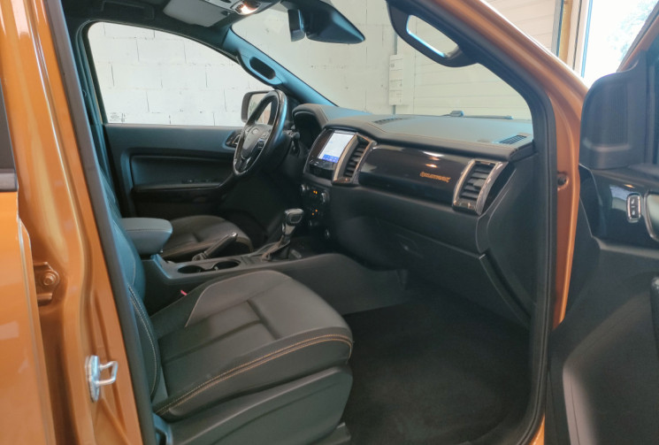 Ford Ranger 2.0 TDCI 213CH DOUBLE CABINE WILDTRAK BVA10 couvre benne électrique 