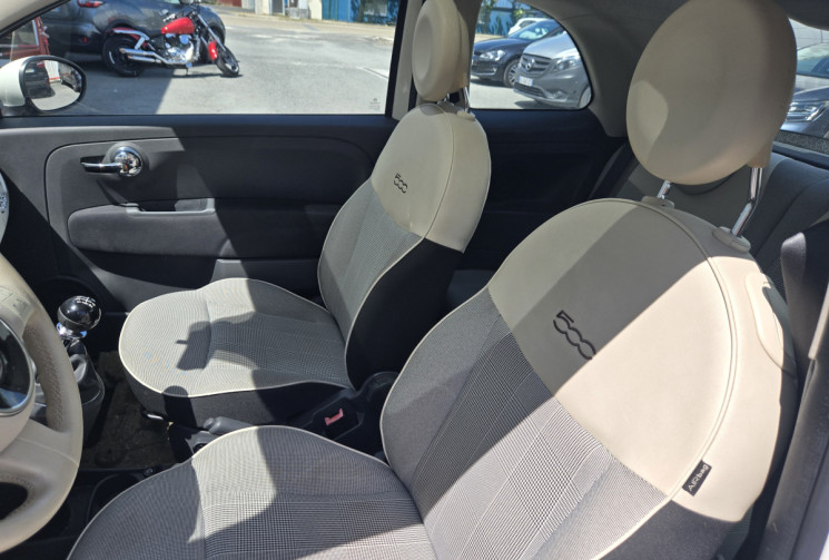 FIAT 500 III Phase 2 1.2 MPi 8V 69 cv LOUNGE * Toit pano* distribution ok * entretien à jour*