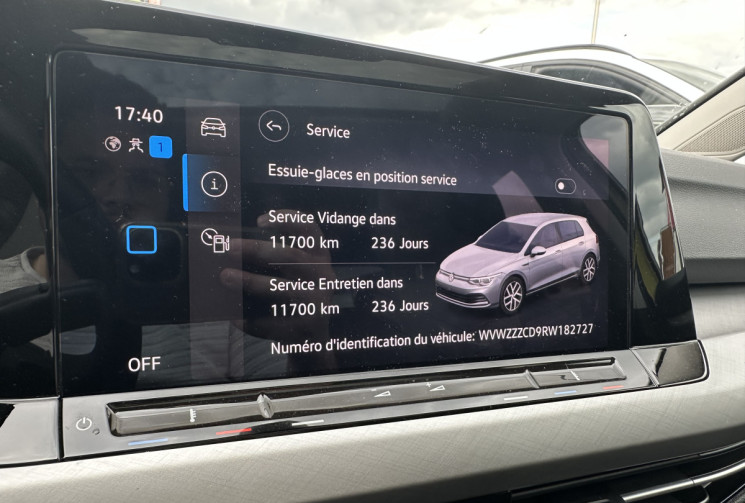 Volkswagen Golf GOLF 1.5 ETSI  HYBRID 130 CH DSG7 LIFE+