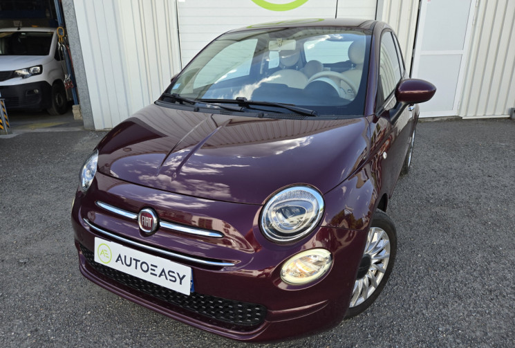 FIAT 500 1.2 8v 69ch Eco Pack Lounge * faible kilométrage* distribution neuve* carplay *            