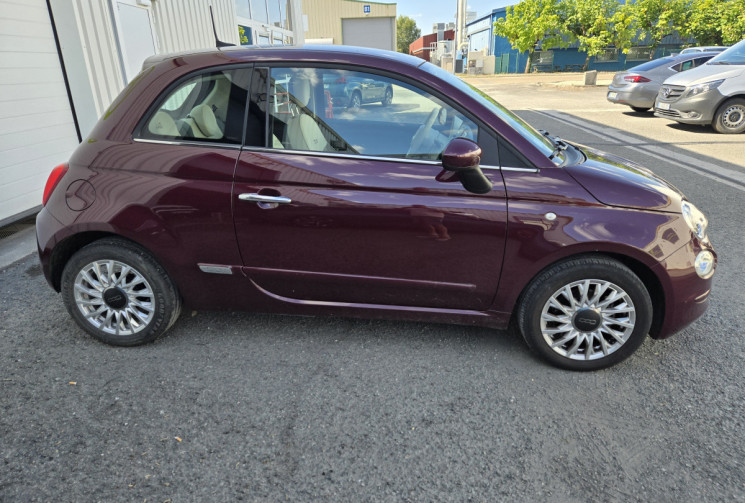 FIAT 500 1.2 8v 69ch Eco Pack Lounge * faible kilométrage* distribution neuve* carplay *            