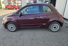 FIAT 500 1.2 8v 69ch Eco Pack Lounge * faible kilométrage* distribution neuve* carplay *            