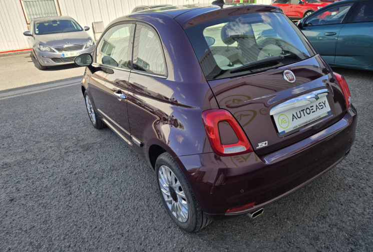 FIAT 500 1.2 8v 69ch Eco Pack Lounge * faible kilométrage* distribution neuve* carplay *            