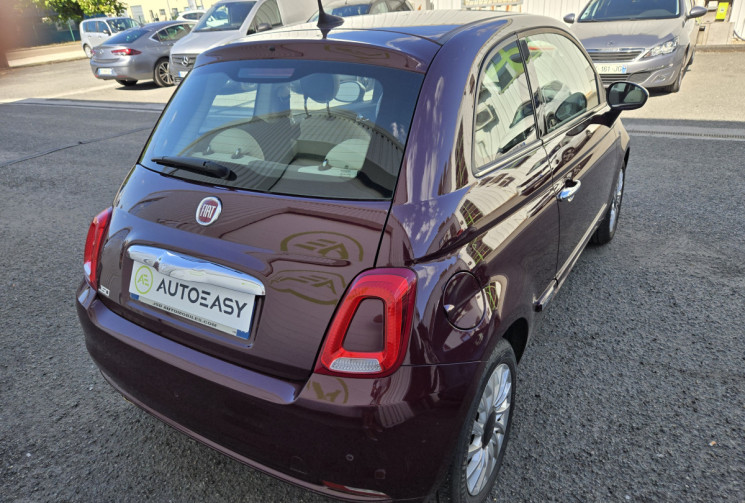 FIAT 500 1.2 8v 69ch Eco Pack Lounge * faible kilométrage* distribution neuve* carplay *            