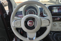 FIAT 500 1.2 8v 69ch Eco Pack Lounge * faible kilométrage* distribution neuve* carplay *            