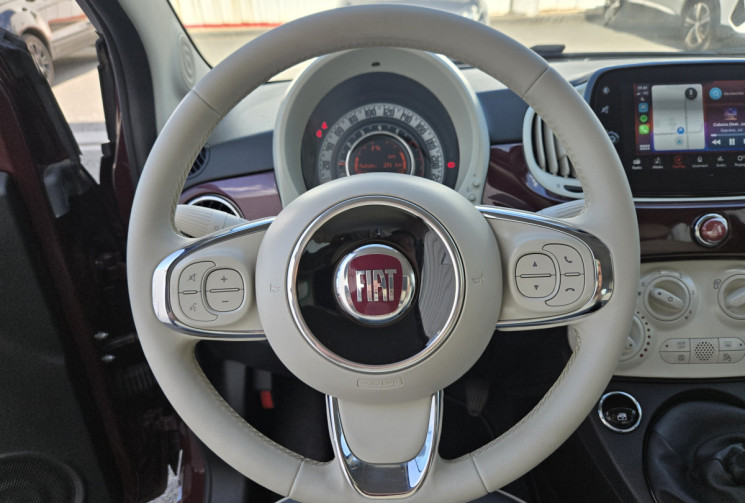 FIAT 500 1.2 8v 69ch Eco Pack Lounge * faible kilométrage* distribution neuve* carplay *            