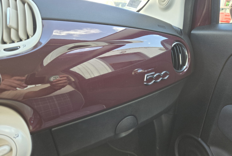 FIAT 500 1.2 8v 69ch Eco Pack Lounge * faible kilométrage* distribution neuve* carplay *            