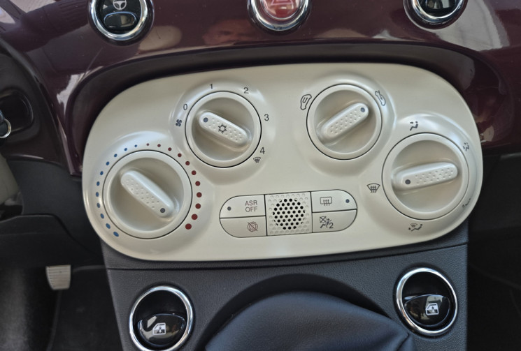 FIAT 500 1.2 8v 69ch Eco Pack Lounge * faible kilométrage* distribution neuve* carplay *            