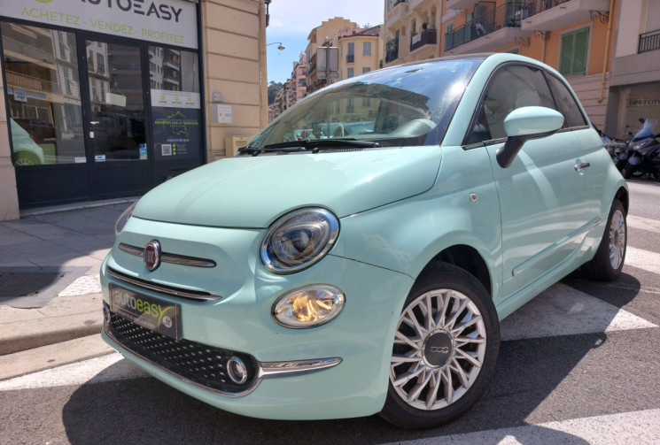 FIAT 500 1.2 MPI 69 CH LOUNGE toit pano 30500 kms