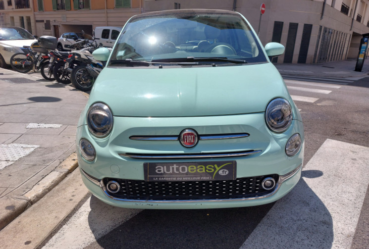 FIAT 500 1.2 MPI 69 CH LOUNGE toit pano 30500 kms