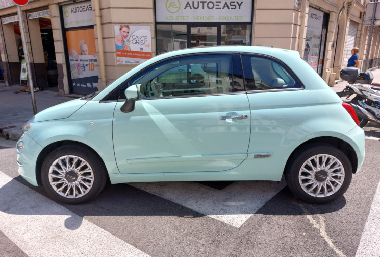 FIAT 500 1.2 MPI 69 CH LOUNGE toit pano 30500 kms