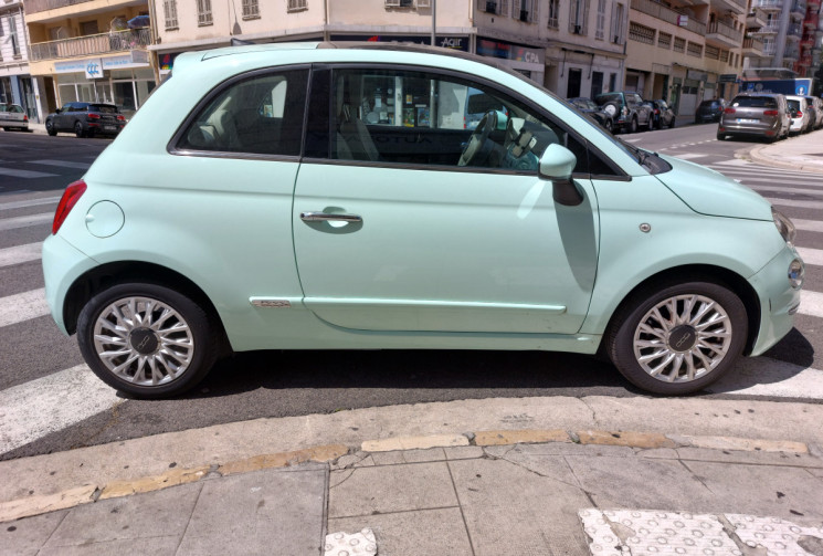 FIAT 500 1.2 MPI 69 CH LOUNGE toit pano 30500 kms