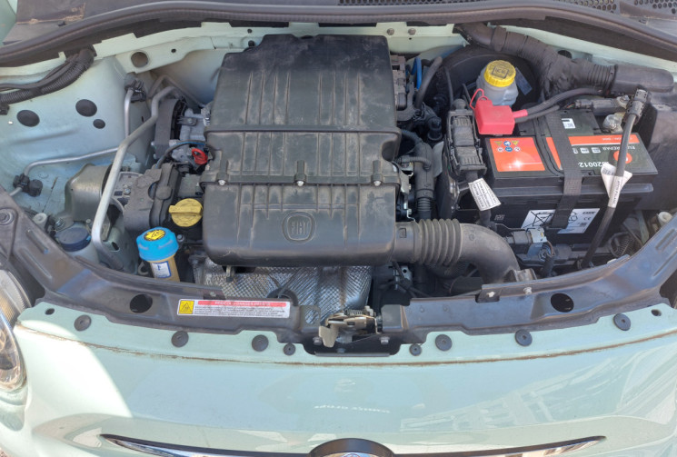 FIAT 500 1.2 MPI 69 CH LOUNGE toit pano 30500 kms