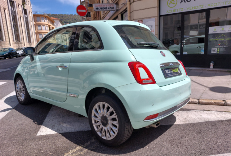 FIAT 500 1.2 MPI 69 CH LOUNGE toit pano 30500 kms
