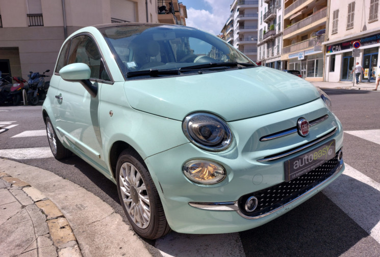 FIAT 500 1.2 MPI 69 CH LOUNGE toit pano 30500 kms