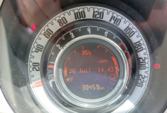 FIAT 500 1.2 MPI 69 CH LOUNGE toit pano 30500 kms