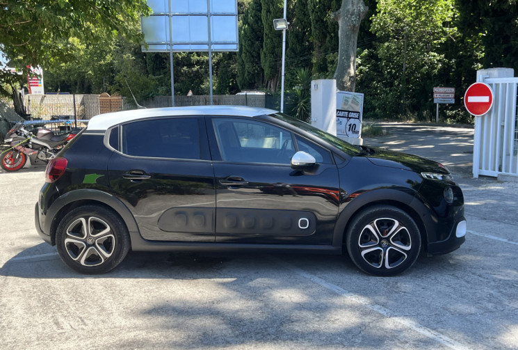 Citroën C3 1.2 Puretech 110 SHINE  EAT6 / Distribution OK / Carplay / Caméra + Radars