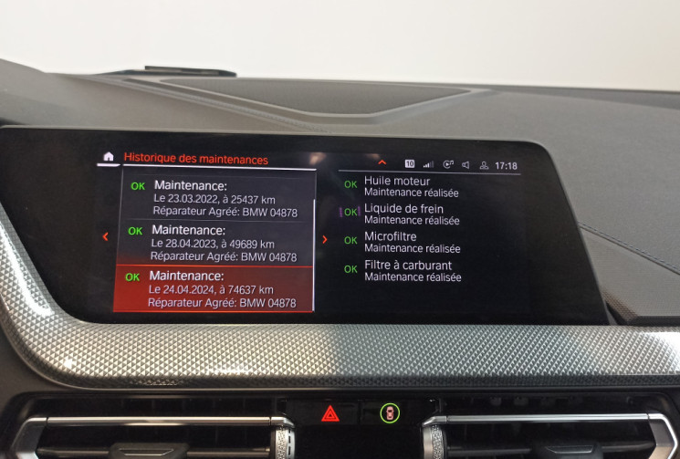 BMW Série 1 118d 150 ch M Sport / Toutes options / toit panoramique ouvrant