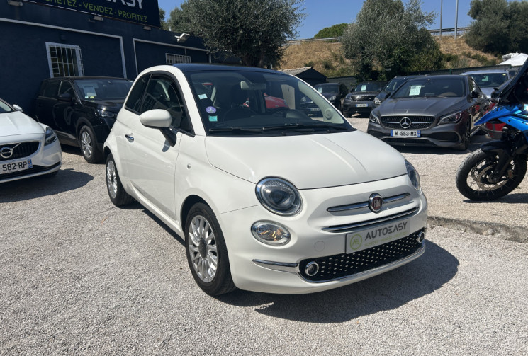 FIAT 500 II (2) 1.2 8V 69 Ch LOUNGE * TOIT PANORAMIQUE * RADAR ARR