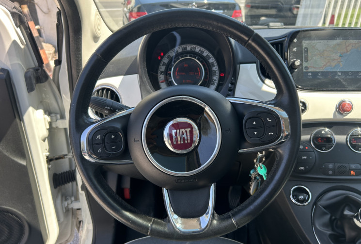 FIAT 500 II (2) 1.2 8V 69 Ch LOUNGE * TOIT PANORAMIQUE * RADAR ARR