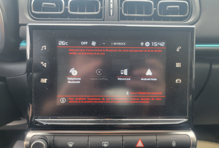 Citroën C3 III (B618) Phase 2 1.2 THP PureTech 12V EAT6 S&S 110 cv Boîte auto SHINE