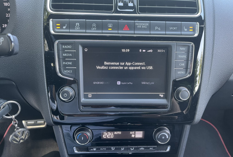 Volkswagen Polo GTI 1.8 192 / Entretien 100% Volkswagen / Mode Sport / Sièges Chauffants / CarPlay